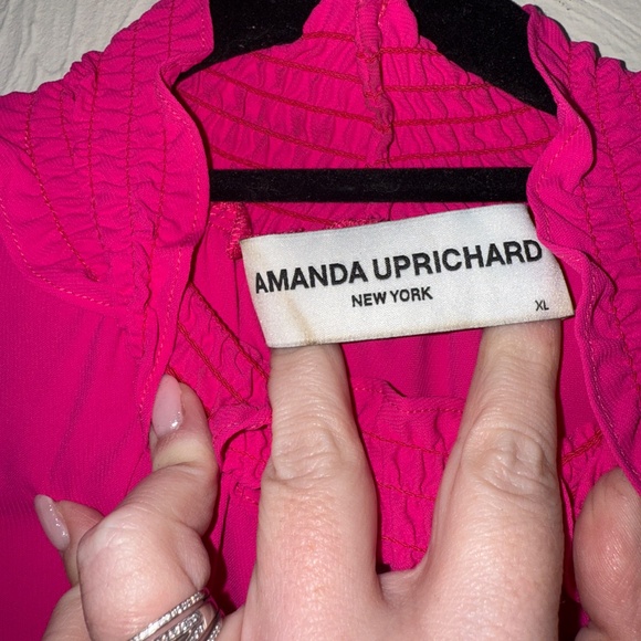Amanda Uprichard Nadia dress in Hot Pink - Picture 7 of 7